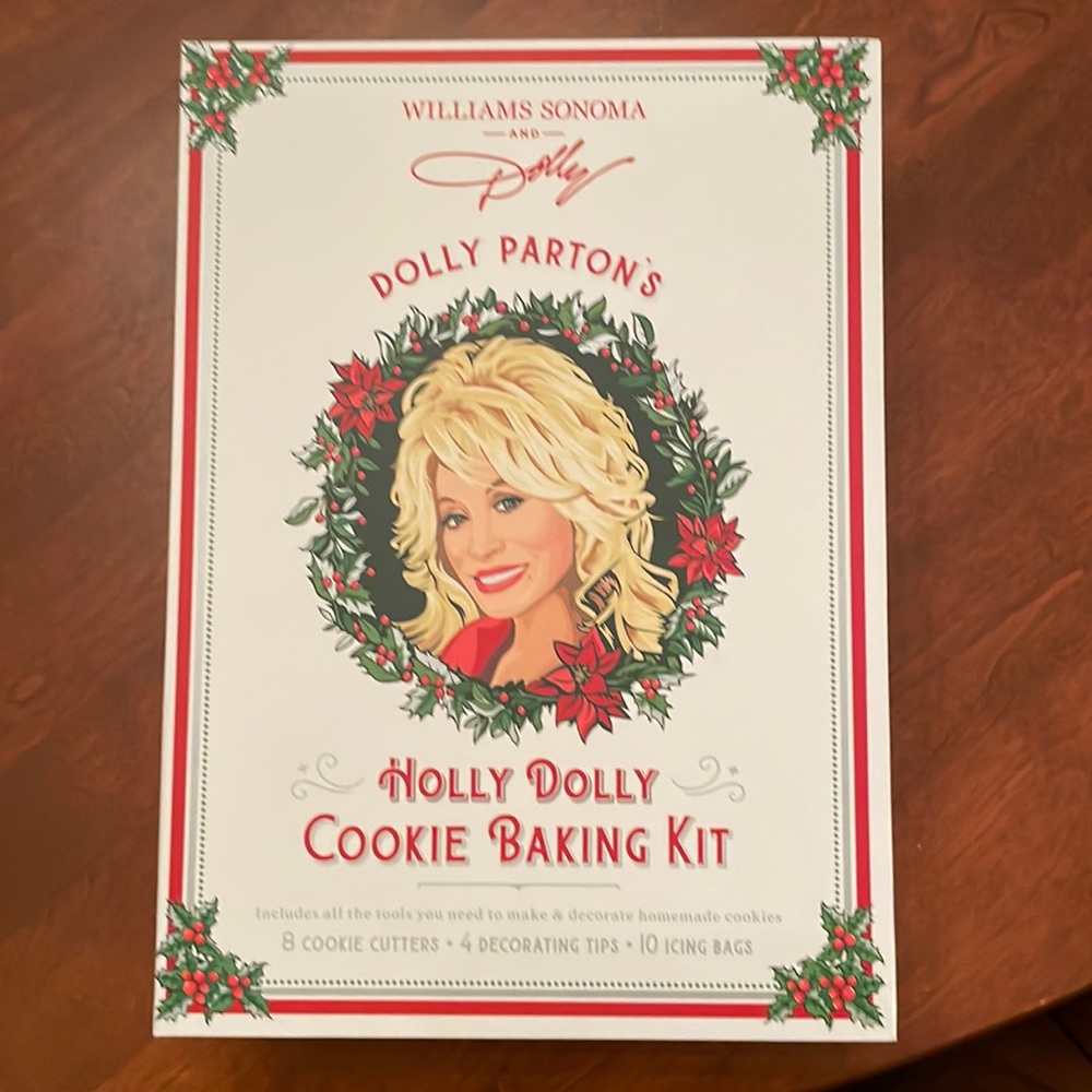 New Never Used Dolly Parton & Williams Sonoma Special Edition Cookie Kit